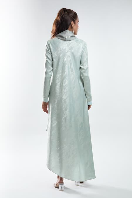 Mayank Anand Shraddha Nigam Shimmer Asymmetric Dress 