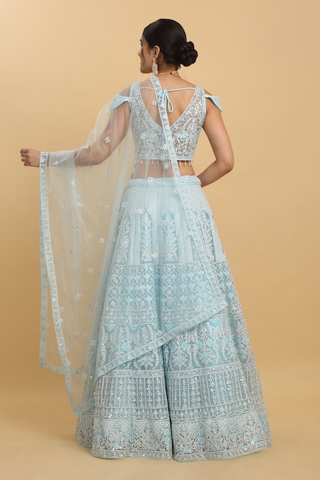 Aham-Vayam Bahaar Embroidered Lehenga Set 