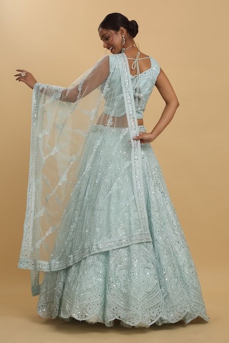 Aham-Vayam Yogini Embroidered Lehenga Set 