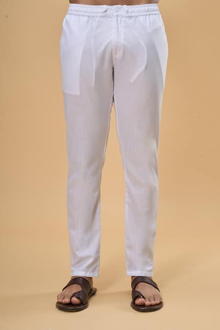 Shop_Spring Break_Blue Silk, Cotton Sequins Floret Quad Bundi Kurta Set 