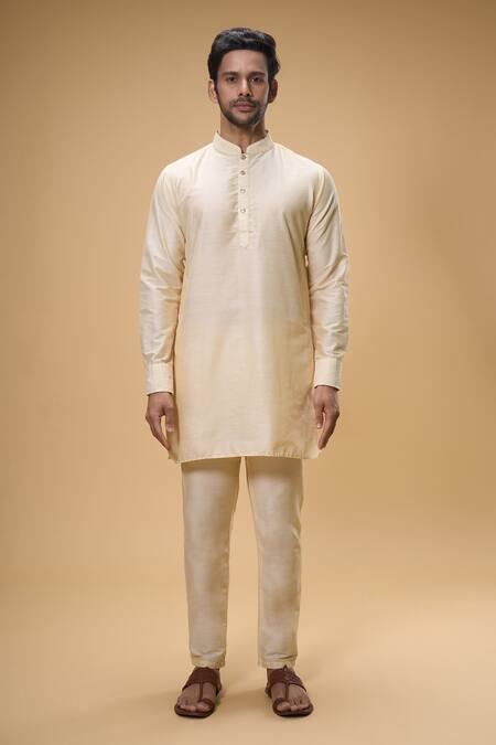 Spring Break Yellow Cotton, Silk Embroidery Floral Woven Bundi And Kurta Set Online at Aza Fashions Spring Break_Yellow Cotton, Silk Embroidery Floral Woven Bundi And Kurta Set _Online_at_Aza_Fashions