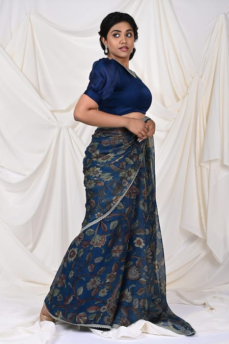 Aamra By Lavanya Collar Embroidered Blouse 