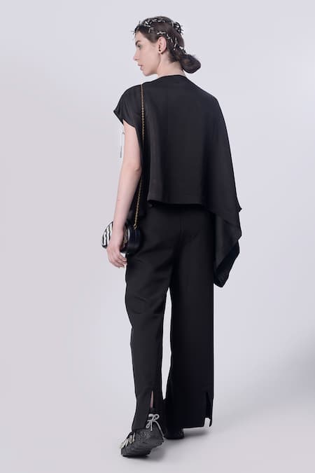 Nitin Bal Chauhan 3D Floral Embellished Kaftan With Pant 