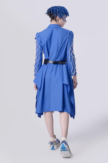 Nitin Bal Chauhan 3D Hand Embroidered Handkerchief Dress 