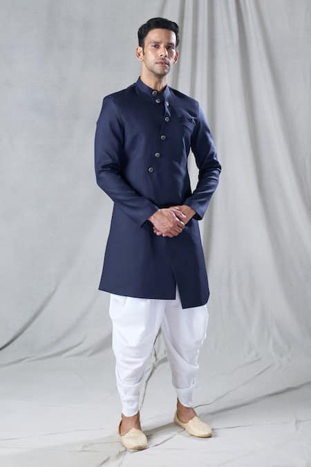 Arihant Rai Sinha Asymmetric Sherwani & Dhoti Pant Set 