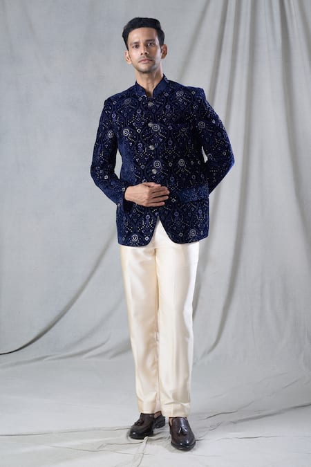 Arihant Rai Sinha Sequin Work Bandhgala & Pant Set 