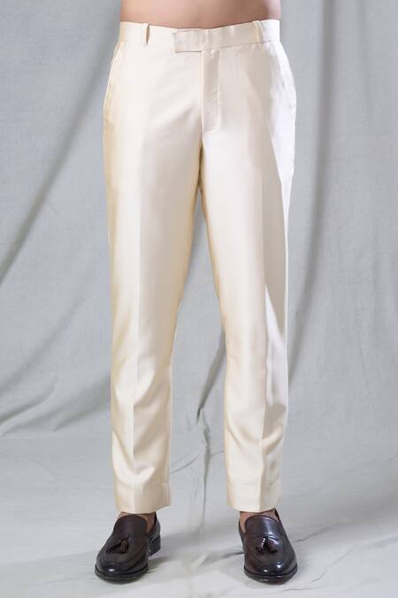 Arihant Rai Sinha Gold Jacquard, Terrycloth Embroidery Floral Butti Jodhpuri And Trouser Set Online at Aza Fashions Arihant Rai Sinha_Gold Jacquard, Terrycloth Embroidery Floral Butti Jodhpuri And Trouser Set_Online_at_Aza_Fashions