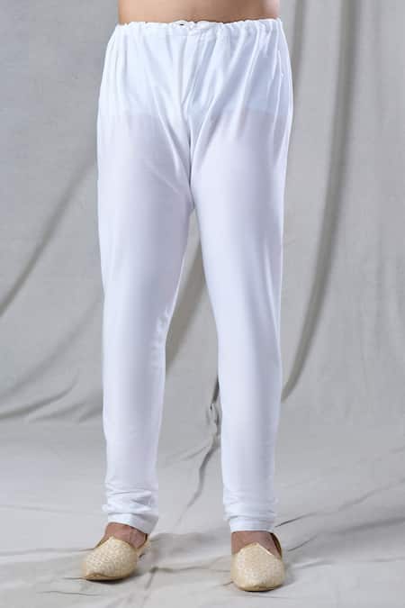 Buy_Arihant Rai Sinha_Maroon Velvet, Chanderi Sequins Geometric Embroidered Kurta With Churidar 