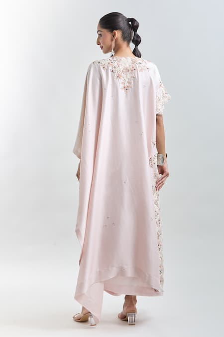 Anamika Khanna Embroidered Kaftan Tunic & Draped Skirt Set 