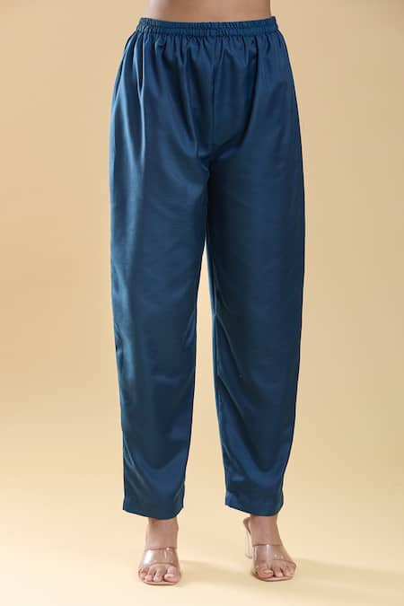 Buy Samyukta Singhania Blue Georgette, Chiffon, Silk Embroidery, Sequins Paisley Floral Kurta Pant Set Online at Aza Fashions Buy_Samyukta Singhania_Blue Georgette, Chiffon, Silk Embroidery, Sequins Paisley Floral Kurta Pant Set _Online_at_Aza_Fashions