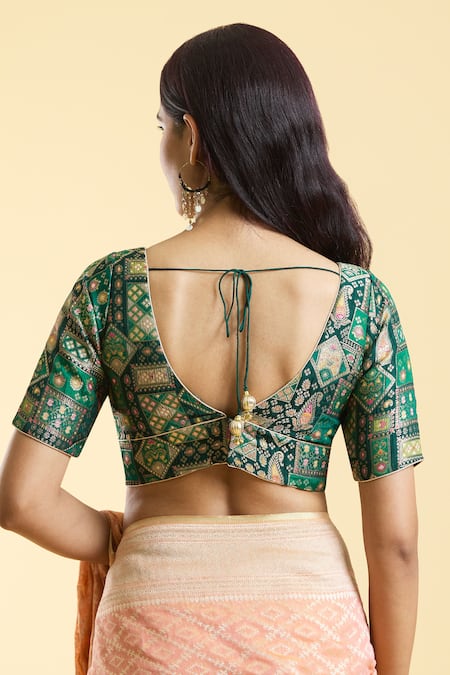 Samyukta Singhania Phool Art Woven Brocade Blouse 