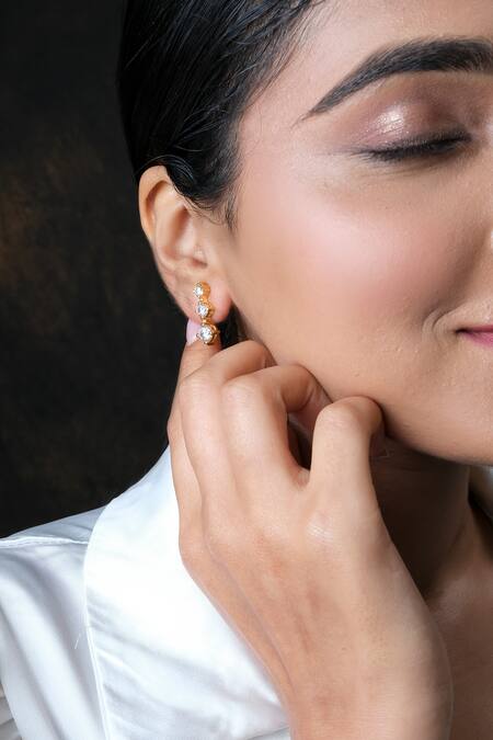 Buy Sica Jewellery Silver Plated Crystals Cubic Zirconia Embellished Danglers Online at Aza Fashions Buy_Sica Jewellery_Silver Plated Crystals Cubic Zirconia Embellished Danglers _Online_at_Aza_Fashions