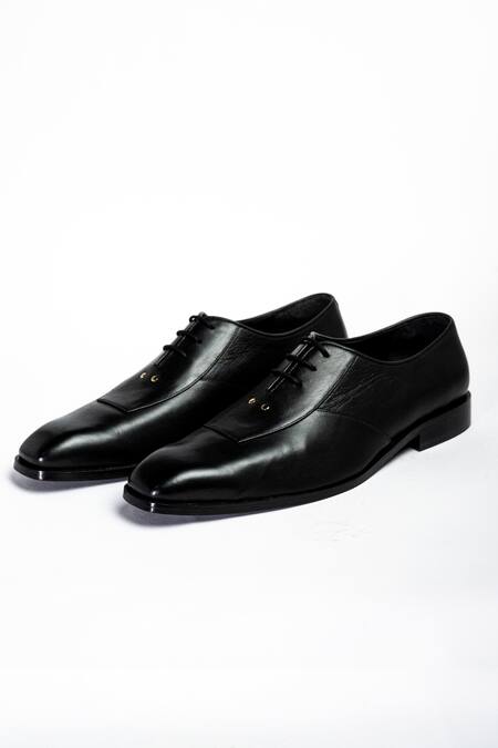 Aniket Gupta_Black Lords Leather Formal Shoes _Online_at_Aza_Fashions