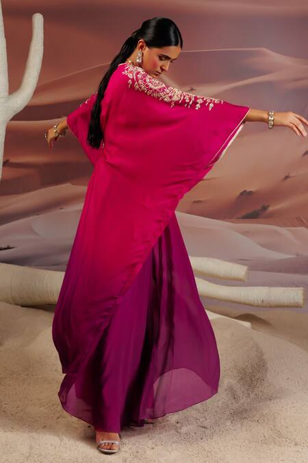 Adi By Aditya Khandelwl Pitta Embroidered Ombre Kaftan 