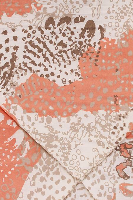 Buy_House This_Pink 100% Cotton, Polyfill Printed Mashak Single Comforter_Online_at_Aza_Fashions