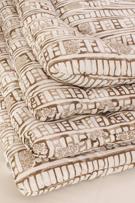 Shop House This Grey 100% Cotton, Polyfill Printed Sanchi Ethnic Motif Single Comforter Online at Aza Fashions Shop_House This_Grey 100% Cotton, Polyfill Printed Sanchi Ethnic Motif Single Comforter_Online_at_Aza_Fashions