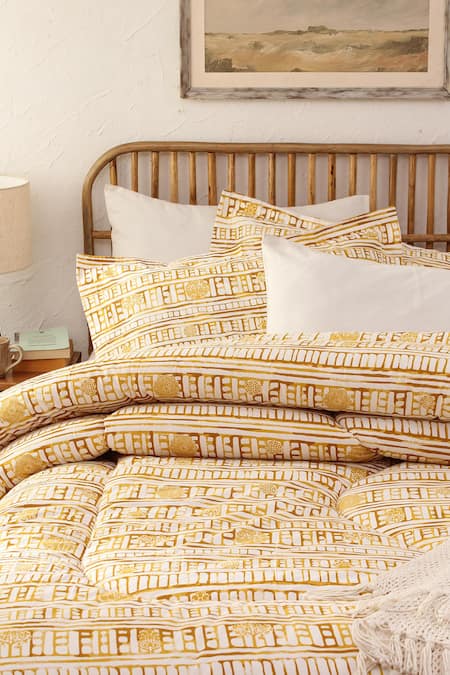 House This Sanchi Ethnic Motif Print Single Comforter 