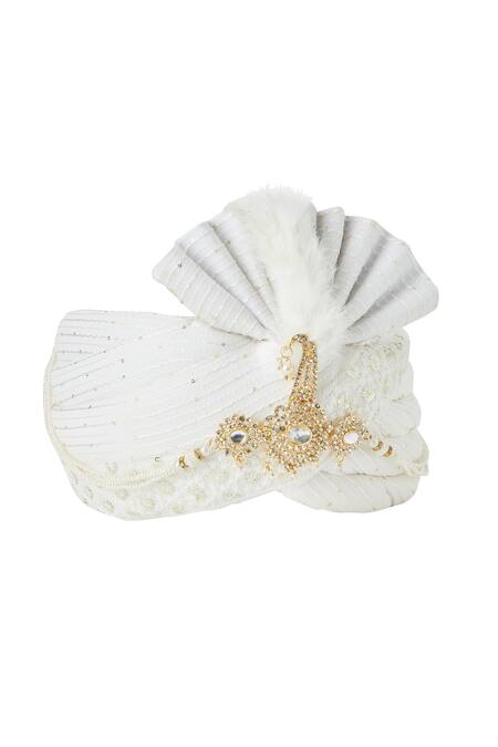 Arihant Rai Sinha Off White Sequins, Embroidery Georgette Safa at Aza Fashions Arihant Rai Sinha_Off White Sequins, Embroidery Georgette Safa_at_Aza_Fashions