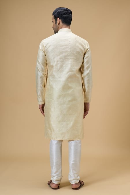 Arihant Rai Sinha Floral Geometric Woven Kurta With Churidar