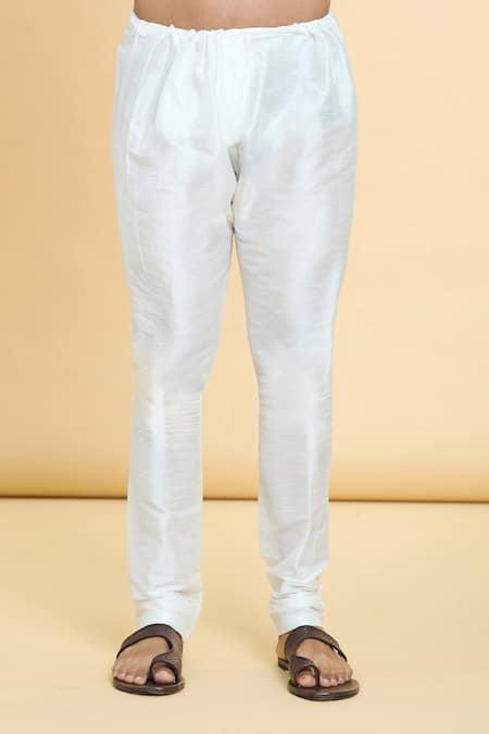 Shop_Arihant Rai Sinha_Peach Jacquard, Silk, Brocade Sequins Geometric Woven Kurta 