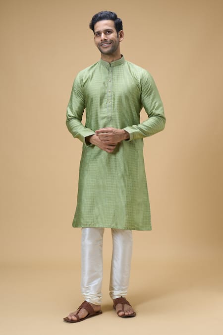 Arihant Rai Sinha Geometric Sequined Pattern Kurta 