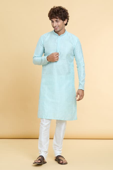 Arihant Rai Sinha Flora Art Woven Kurta With Churidar 