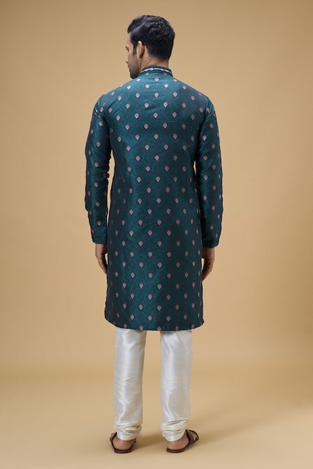 Arihant Rai Sinha Sunrise Fleur Woven Kurta 