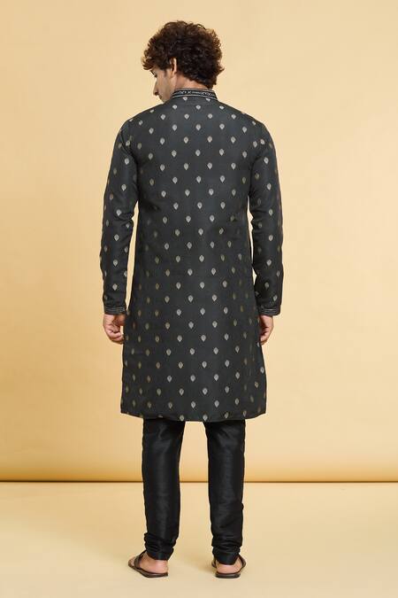 Arihant Rai Sinha Sunrise Flora Woven Kurta 
