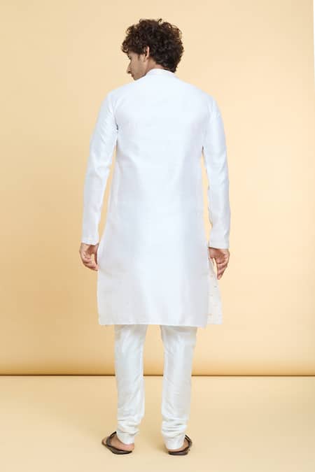 Shop Arihant Rai Sinha Pink Jacquard, Silk, Cotton Crest Flora Woven Kurta With Churidar at Aza Fashions Shop_Arihant Rai Sinha_Pink Jacquard, Silk, Cotton Crest Flora Woven Kurta With Churidar _at_Aza_Fashions