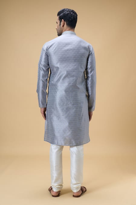 Arihant Rai Sinha Ray Bloom Woven Kurta With Churidar 