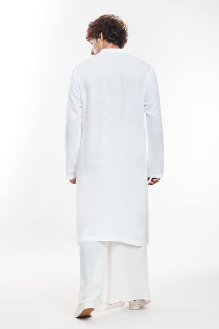 Anamika Khanna Abstract Print Linen Kurta 