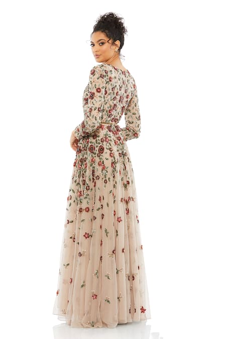 Mac Duggal Rosalia Embroidered Gown 