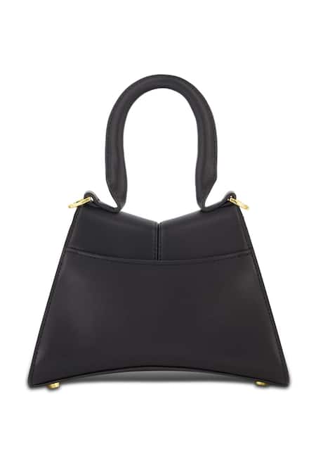 Shop Mac Duggal Black Bows Leather Mini Angular Bag at Aza Fashions Shop_Mac Duggal_Black Bows Leather Mini Angular Bag _at_Aza_Fashions