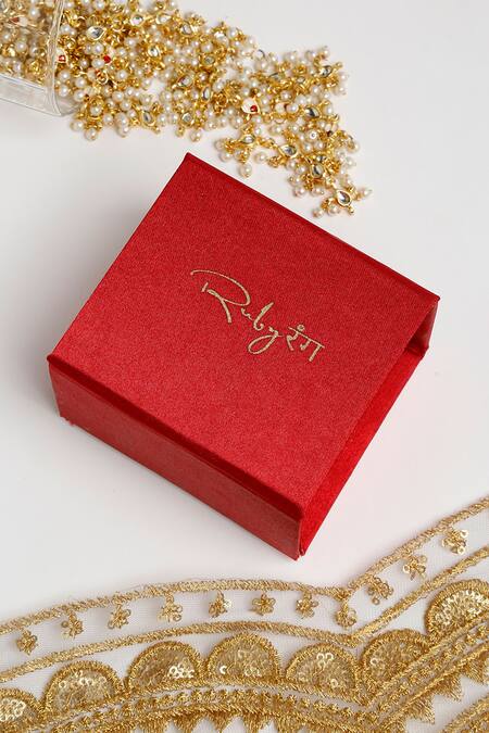 Shop Ruby Raang Multi Color Stones, Beads Embellished Tear Drop Earrings Online at Aza Fashions Shop_Ruby Raang_Multi Color Stones, Beads Embellished Tear Drop Earrings_Online_at_Aza_Fashions