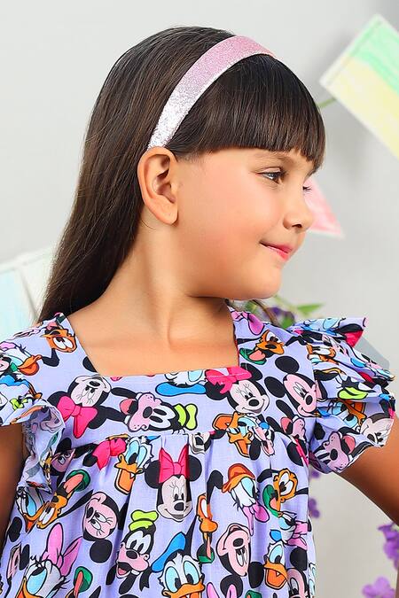 Buy_JILMIL DREAMWEAR_White Cotton Mickey Mouse Print Dress _Online_at_Aza_Fashions