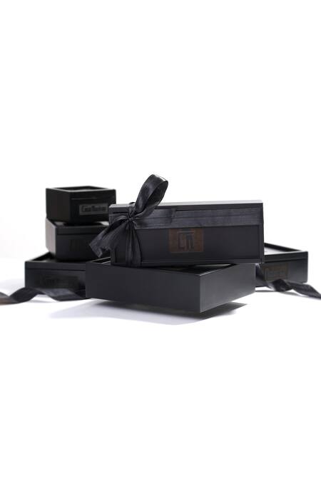 Cosa Nostraa_Gold Carved Serene Lotus 7 Pcs Buttons _at_Aza_Fashions