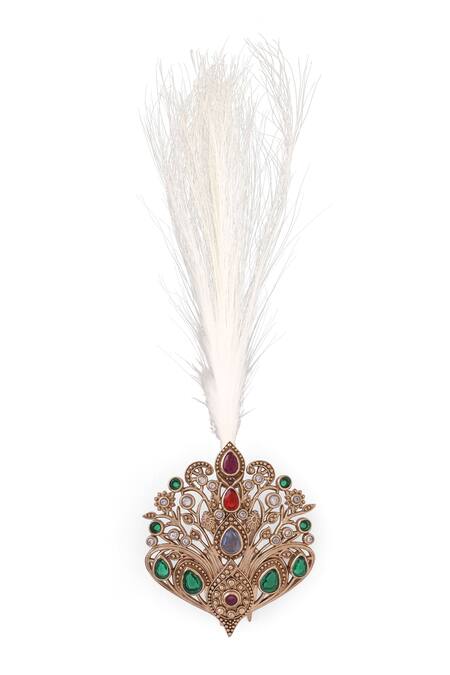 Buy_Cosa Nostraa_Gold Garden Grace Kalangi _Online_at_Aza_Fashions