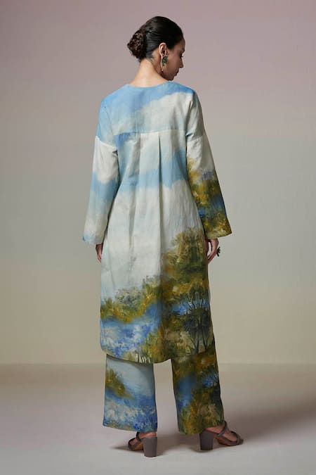 Dressfolk Abstract Digital Printed Kurta Set 