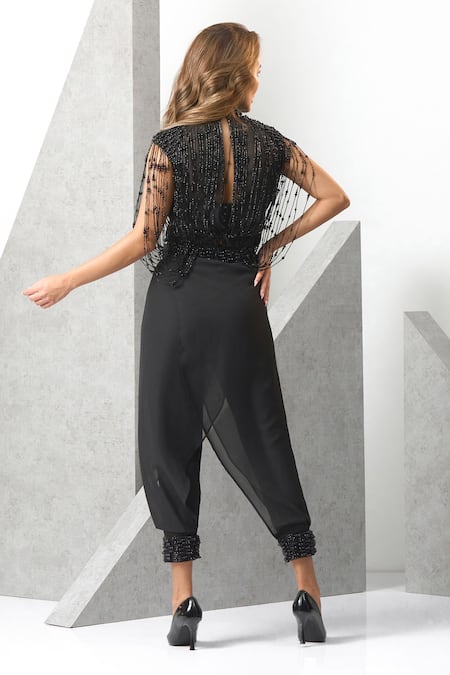 Eli Bitton Hand Embroidered Top & Pant Set 