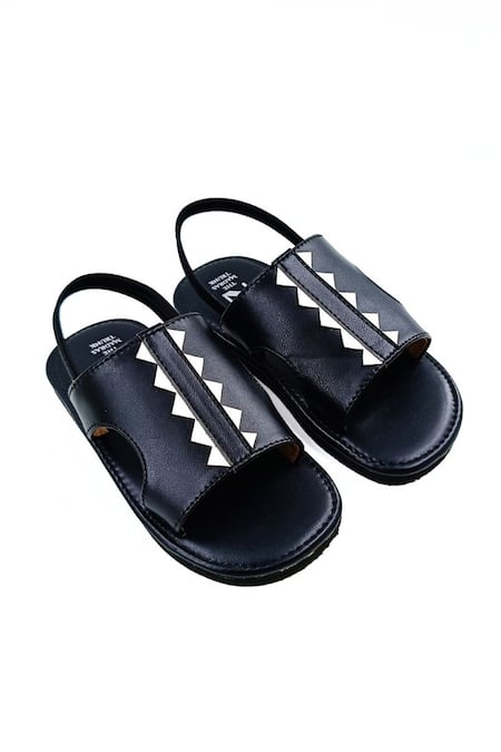 The Madras Trunk Black Trex Prism Strap Sandals Online at Aza Fashions The Madras Trunk_Black Trex Prism Strap Sandals _Online_at_Aza_Fashions