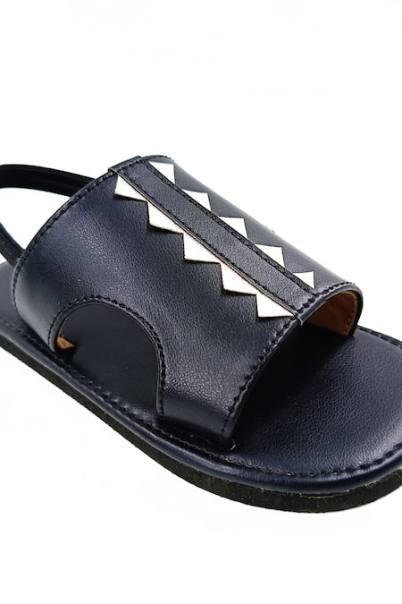 Shop The Madras Trunk Black Trex Prism Strap Sandals Online at Aza Fashions Shop_The Madras Trunk_Black Trex Prism Strap Sandals _Online_at_Aza_Fashions