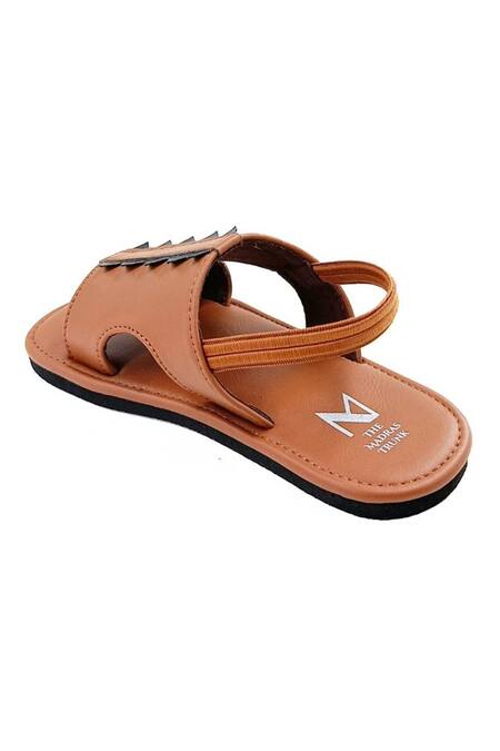 Buy The Madras Trunk Brown Trex Prism Strap Sling Back Sandals Buy_The Madras Trunk_Brown Trex Prism Strap Sling Back Sandals
