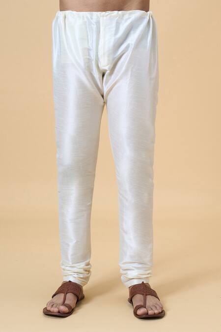 Buy Arihant Rai Sinha Yellow Jacquard, Silk Embroidery Damask Flora Woven Kurta With Churidar Buy_Arihant Rai Sinha_Yellow Jacquard, Silk Embroidery Damask Flora Woven Kurta With Churidar