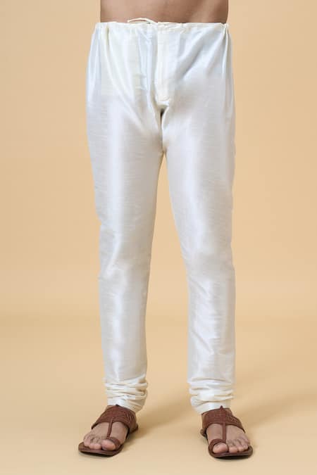 Arihant Rai Sinha Peach Jacquard, Silk Straight Flower Vine Pattern Kurta at Aza Fashions Arihant Rai Sinha_Peach Jacquard, Silk Straight Flower Vine Pattern Kurta _at_Aza_Fashions