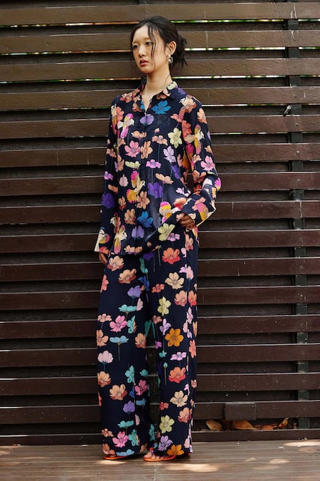 Nautanky Oasis Printed Shirt & Pant Co-ord Set 