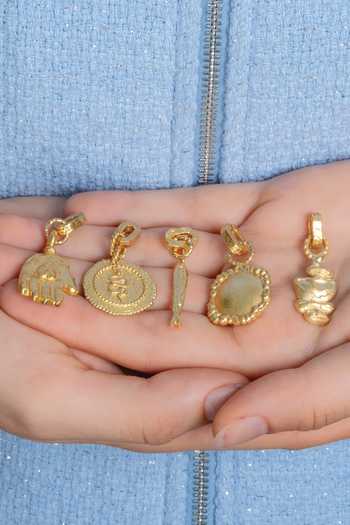 Buy_Arvino_Gold Plated Amor Amulet Charm _Online_at_Aza_Fashions