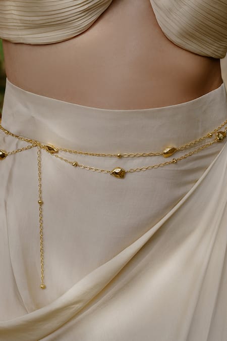 Arvino Molten Nugget Belly Chain 