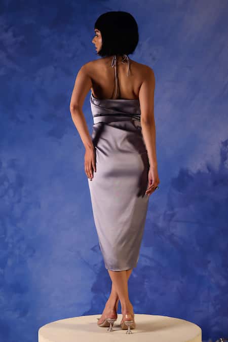 Shop_Orthodox_Grey Zardozi Placement Embellished Belt _at_Aza_Fashions