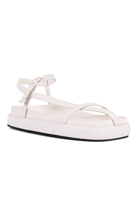 JVAM White Calla Plain Wedges 