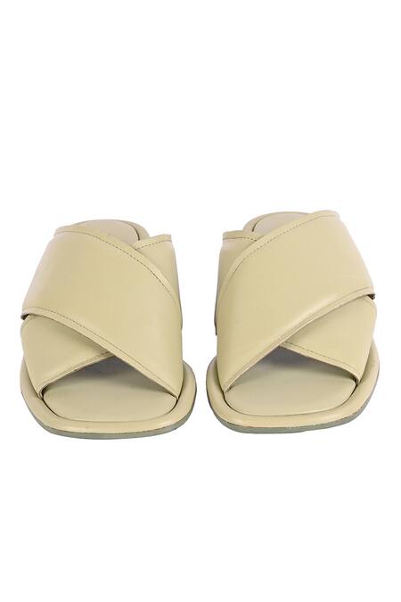 Shop Jvam Green Logan Plain Angular Heels at Aza Fashions Shop_Jvam_Green Logan Plain Angular Heels_at_Aza_Fashions